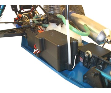 RPM Receiver Box - Black for the Associated GT but can be used in many applications