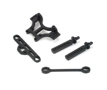 RPM Shock Tower w/Body Mount (Black)