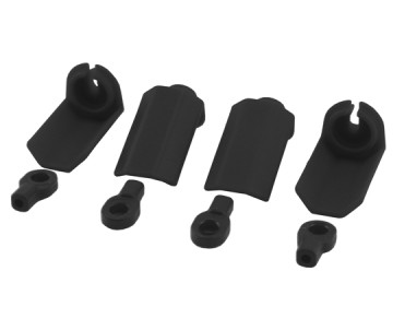 RPM Shock Shaft Guards for Traxxas & Durango 1/10th Scale Shocks - Black