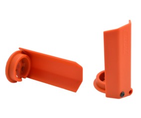 RPM Shock Shaft Guards for the Traxxas X-Maxx - Orange