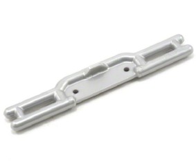RPM Revo Rear Bumper - Dyeable Silver