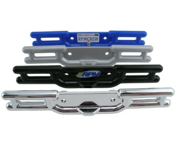RPM Revo Rear Bumper - Dyeable Silver
