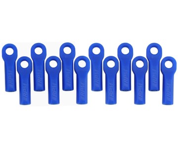 RPM Long Traxxas Turnbuckle Rod End Set (Blue) (12)