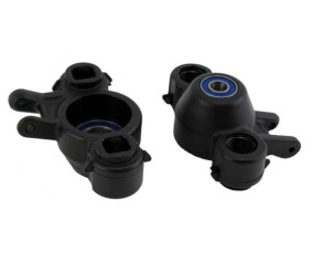 RPM Axle Carriers & Oversized Bearings (Black) (Revo/Slayer) (2)