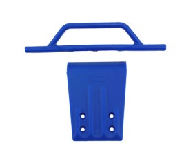 RPM Front Bumper & Bumper Skid Plate for 2wd Slash - Blue RPM Front Bumper & Bumper Skid Plate for 2wd Slash - Blue