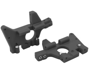 RPM Front Bulkheads for Traxxas T-Maxx & E-Maxx - Black RPM Front Bulkheads for Traxxas T-Maxx & E-Maxx - Black