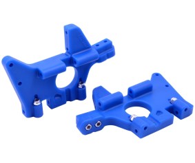 RPM Front Bulkheads for Traxxas T-Maxx & E-Maxx - Blue RPM Front Bulkheads for Traxxas T-Maxx & E-Maxx - Blue