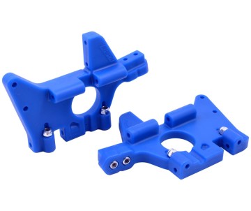 RPM Front Bulkheads for Traxxas T-Maxx & E-Maxx - Blue
