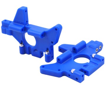 RPM Rear Bulkheads for Traxxas T-Maxx & E-Maxx - Blue