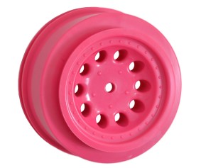 RPM Revolver Front Short Course Wheels for 2wd Traxxas Slash - Pink