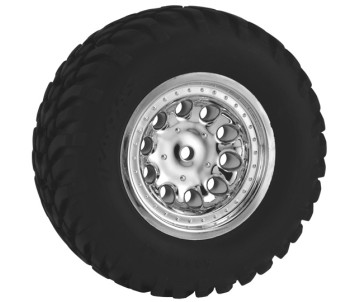 RPM Revolver SC Wheels for Rear 2wd Slash, F/R 4wd Slash - Chrome