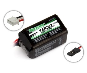 Reedy 1900mAh 2S 6.6V LiFe RX Hump 56.5x30.9x30.9mm