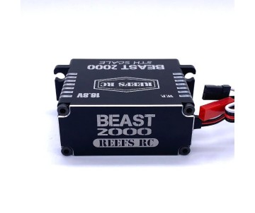 Reefs BEAST 2000 1/5th Scale Submarine Waterproof Servo w/ Aluminum Horns & LiPo Connectors - 1450oz 0.08sec@16V
