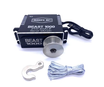 Reefs BEAST 1000 1/5th Scale Servo Winch Submarine Waterproof - 1080oz 0.08sec@8.4V