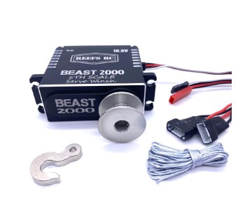 Reefs BEAST 2000 1/5th Scale Servo Winch Submarine Waterproof - 2000oz 0.08sec@16V