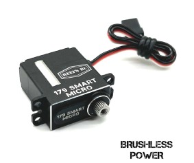 Reefs 179 Smart Brushless Programmable Micro Servo or Winch, Requires 25T Micro Spline Servo Horn - 179oz 0.06sec@8.4V