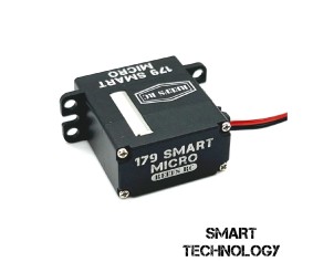Reefs 179 Smart Brushless Programmable Micro Servo or Winch, Requires 25T Micro Spline Servo Horn - 179oz 0.06sec@8.4V