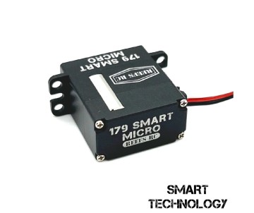 Reefs 179 Smart Brushless Programmable Micro Servo or Winch, Requires 25T Micro Spline Servo Horn - 179oz 0.06sec@8.4V