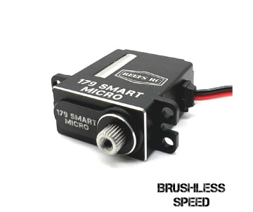 Reefs 179 Smart Brushless Programmable Micro Servo or Winch, Requires 25T Micro Spline Servo Horn - 179oz 0.06sec@8.4V