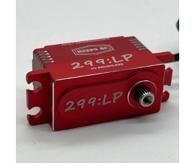 Reefs 299LP Programmable Water Resistant Racing Servo - 313oz 0.057sec@8.4V - Red