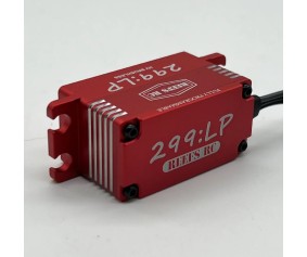Reefs 299LP Programmable Water Resistant Racing Servo - 313oz 0.057sec@8.4V - Red