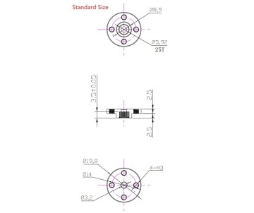 Reefs Standard Round Horn (25T)