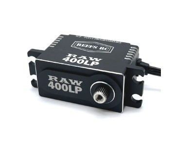 Reefs RAW400 LP Programmable Submarine Waterproof Servo - 460oz 0.065sec@8.4V - Black