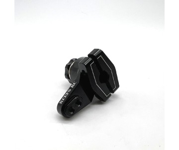 Reefs HD Servo Saver - Black (7075 Aluminum, Double Clamping, 2 Springs & Hardware Included, 25T Spline) For Servo on Axle Applications