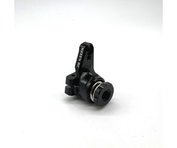 Reefs HD Servo Saver - Black (7075 Aluminum, Double Clamping, 2 Springs & Hardware Included, 25T Spline) For Servo on Axle Applications