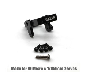 Reefs TRX-M Servo Mount -  Made to fit Reefs 99 Micro and 179 Micro Servo, 7075 Aluminum, Hardware included.