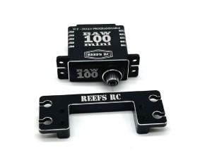 Reefs Standard to Mini RAW100 Servo Mount (55.5L x 20.5W x 6.4H mm) - 7075