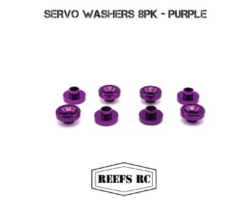 Reefs Servo Washers 3.7mm (8) - Purple