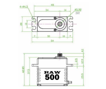 Reefs RAW500 Brass Edition  - Servo Programmable