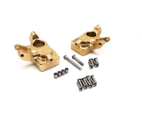 Reefs Brass Portal Knuckle Set SCXPro/Capra/SCX10.3