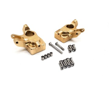 Reefs Brass Portal Knuckle Set SCXPro/Capra/SCX10.3