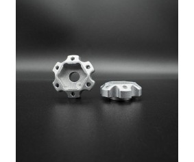 Reefs 12mm Hex Machined Aluminum Hubs (2) w/Hardware - 1 Dot Hub, 2mm Offset