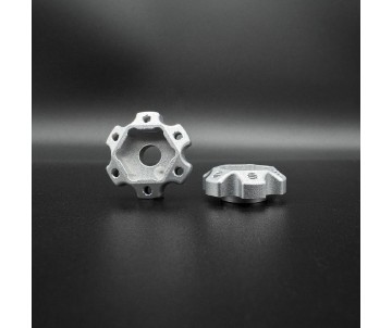 Reefs 12mm Hex Machined Aluminum Hubs (2) w/Hardware - 1 Dot Hub, 2mm Offset