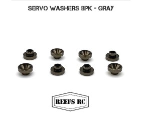 Reefs Servo Washers 3.7mm (8) - Gray Reefs Servo Washers 3.7mm (8) - Gray