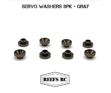 Reefs Servo Washers 3.7mm (8) - Gray