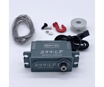 Reefs 299LP Servo Winch w/ Built In Controller Submarine Waterproof - 320oz 0.057sec@8.4V