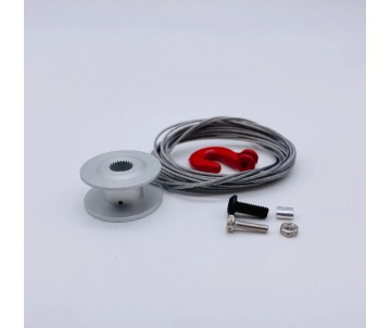 Reefs 299LP Servo Winch w/ Built In Controller Submarine Waterproof - 320oz 0.057sec@8.4V