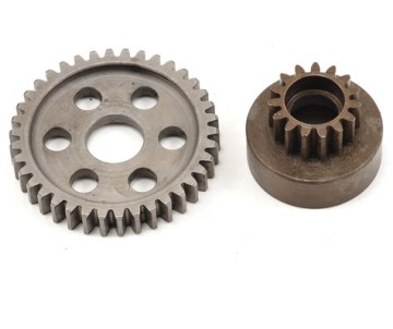 Robinson Racing Extra-hard Steel Combo. 38T Spur and 15T Clutchbell.