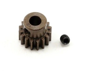 Robinson Racing Extra Hard Steel .8 Mod Pinion Gear w/5mm Bore (16)