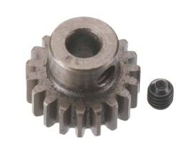 Robinson Racing Extra Hard Steel .8 Mod Pinion Gear w/5mm Bore (19)