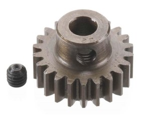 Robinson Racing Extra Hard Steel .8 Mod Pinion Gear w/5mm Bore (22)