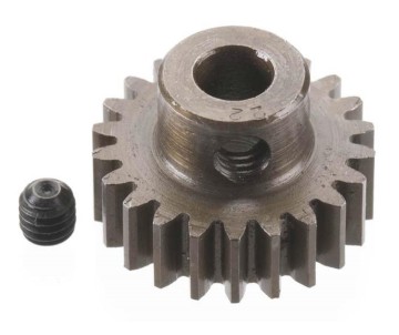 Robinson Racing Extra Hard Steel .8 Mod Pinion Gear w/5mm Bore (22)