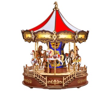 Rolife Classic Carousel 3D Woodel Puzzle
