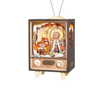 Rolife Sunset Carnival DIY Music Box 3D Wooden Puzzle