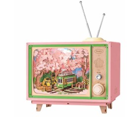 Rolife Sakura Dreamy Tour DIY Music Box 3D Wooden Puzzle