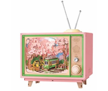 Rolife Sakura Dreamy Tour DIY Music Box 3D Wooden Puzzle